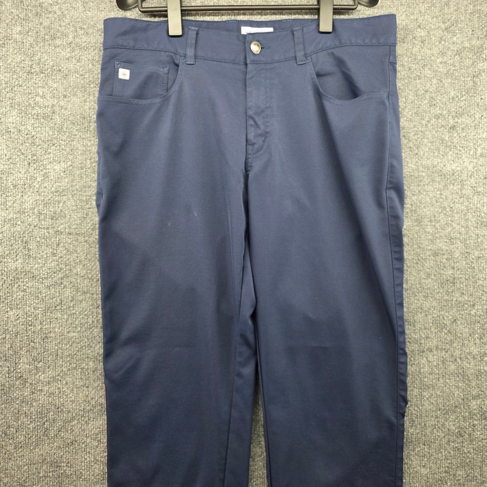 Peter Millar Crown Sport Navy Blue EB66 Performance 5-Pocket Pants MS19EB66FB